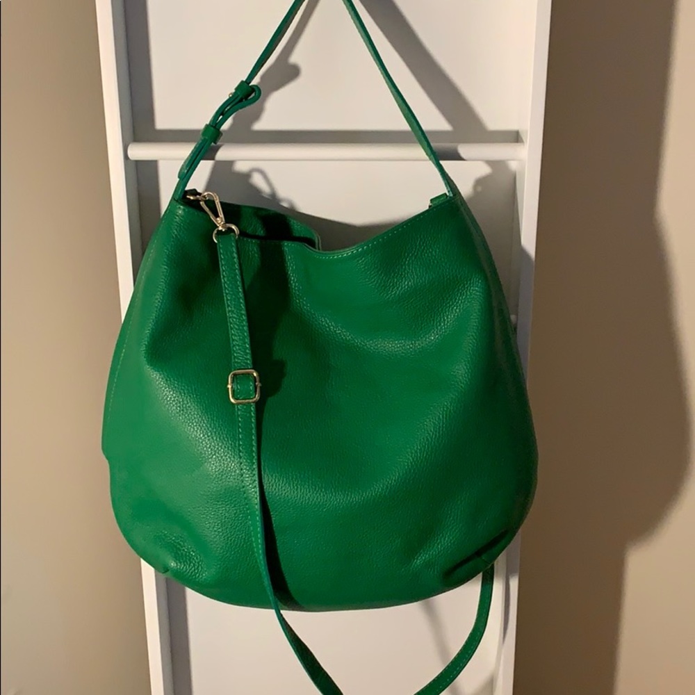 Neiman Marcus Pebbled Hobo Bag